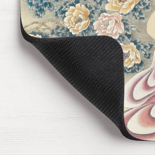 頭部の花を身に着けていること マウスパッド (コーナー)