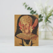 頭部の解剖図 ポストカード (スタンド正面)