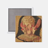 頭部の解剖学的スケッチ マグネット (正面/裏面)