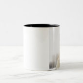 頭部の雪を持つ馬 ツートーンマグカップ (中央)