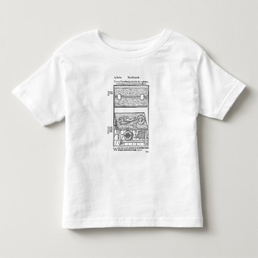 頭部を断ち切る方法 トドラーTシャツ (正面)