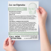 頭部モデル、整形外科医、整形外科 チラシ (手)