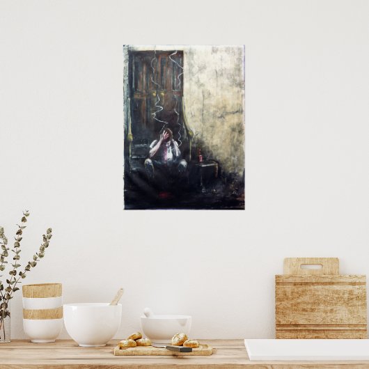 頭部傷害#1" ポスター (キッチン)