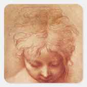 頭部勉強 スクエアシール (正面)