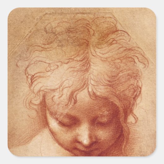 頭部勉強 スクエアシール (正面)