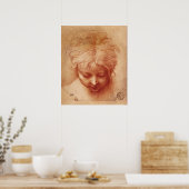 頭部勉強 ポスター (キッチン)