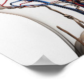 頭部動脈の医療イラストレーション1 ポスター (角)