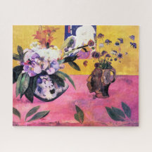 頭部形の花瓶のある静物画 | ポール・ゴーギャン |