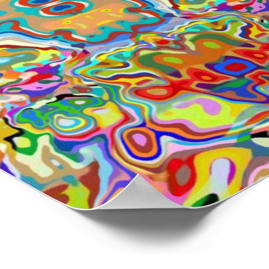 頭部紙吹雪 ポスター (角)