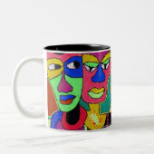 頭部2の頭部2 ツートーンマグカップ (左)