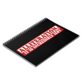 頭韻おもしろいクリエイティブ書の ノートブック (左側)