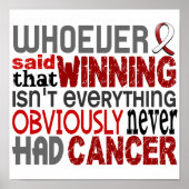 頭頸部がんと言った人 ポスター (正面)