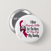 頭頸部がんヒーローマイパパ 缶バッジ (正面&裏面)