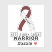 頭頸部がんビニールステッカー シール (シート)