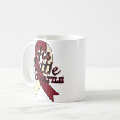 頭頸部癌の認識度のコーヒー・マグ コーヒーマグカップ (正面左)