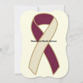 頭頸部癌 招待状 (正面)