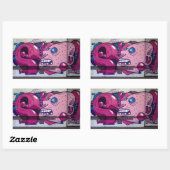 頭風変わり部 長方形シール (シート)