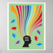 頭食べ物を与え本 ポスター (正面)