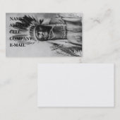 「頭飾りとのGeronimo 名刺 (正面/裏面)