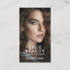 頭髪及び化粧フォト名刺 名刺