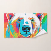 頭鮮やかのアートワーク バスタオルセット (ハンドタオル)