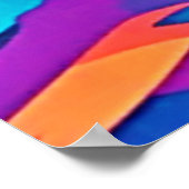 頭鮮やかのアートワーク ポスター (角)