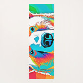 頭鮮やかのアートワーク ヨガマット (裏面)