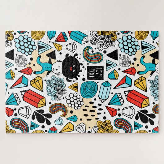 頭 ジグソーパズル (横)