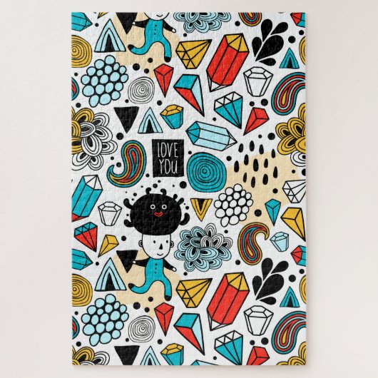 頭 ジグソーパズル (縦)