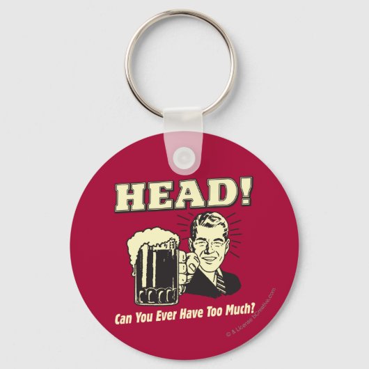 頭：今まで持ち過ぎた事は無い キーホルダー (正面)