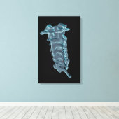 頸椎 キャンバスプリント (インサイチュ (ウッドフロア))