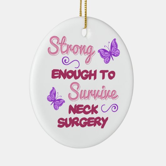 頸部手術が強い セラミックオーナメント (右)