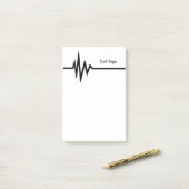 頻度ラインポスト・イットはそれをカスタマイズ ポストイット (デスク上)