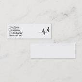 頻度音楽ノート スキニー名刺 (正面/裏面)