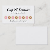 "頻繁な訪問者"の(8つのドーナツ)ロイヤリティカード ロイヤリティカード (正面/裏面)