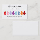 "頻繁な訪問者"の(8つの低下)ロイヤリティカード ロイヤリティカード (正面/裏面)