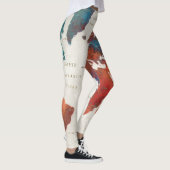 頻繁にさまよわせて下さい、地図引用文の常にさまよわせて下さい レギンス (右)