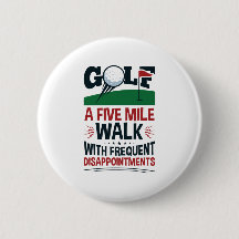 頻繁に失望して5マイル歩くゴルフ