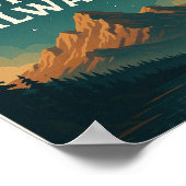 頻繁に歩き回る、常疑問に思に- Mountain Starry Nigh ポスター (角)