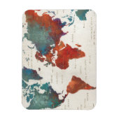 頻繁に移動し、常に引用文でマップ マグネット (縦)