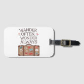 頻繁に、常にトラベ疑問に思ル引用文 ラゲッジタグ (正面横)