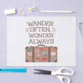 頻繁に、常にトラベ疑問に思ル引用文 薄葉紙 (クラフト)