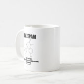 頻繁のジアゼパムの所定の薬物 コーヒーマグカップ (正面左)