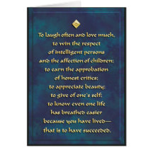 頻繁の笑いは、愛します多くを… カード