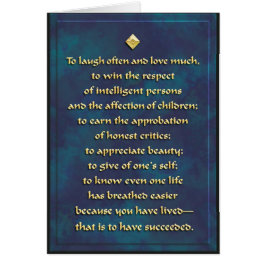 頻繁の笑いは、愛します多くを… カード