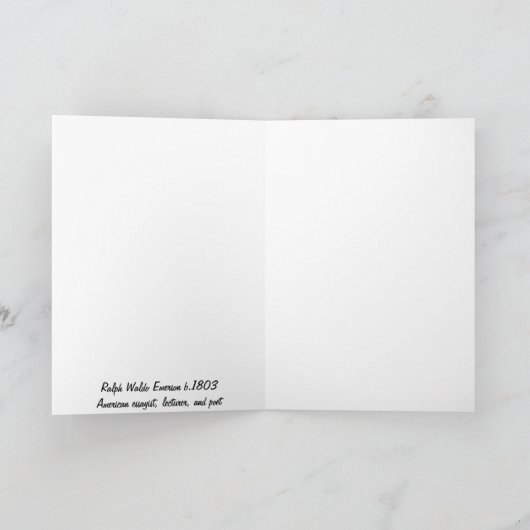 "頻繁の笑い"のエマーソンカード カード (内部)