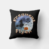 頻繁フライヤーハロウィーンウィッチライディングブロムスティック クッション (裏面)