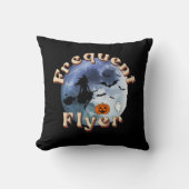 頻繁フライヤーハロウィーンウィッチライディングブロムスティック クッション (正面)