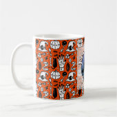 頻繁フライヤーハロウィーンウィッチライディングブロムスティック コーヒーマグカップ (左)