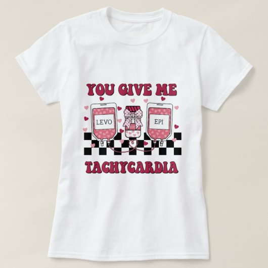 頻脈 Tシャツ (デザイン正面)